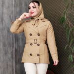بارانی 6 دکمه کتان زارا - مانتو پاتریس رشت