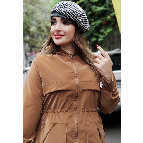 بارانی بادکنکی جیب پاکتی -مانتو پاتریس رشت