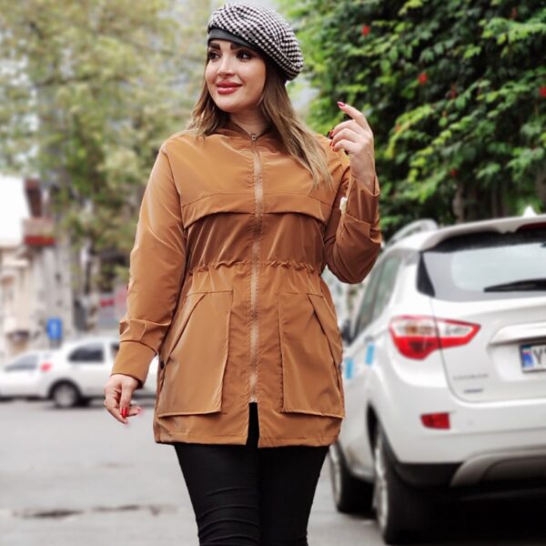 بارانی بادکنکی جیب پاکتی -مانتو پاتریس رشت