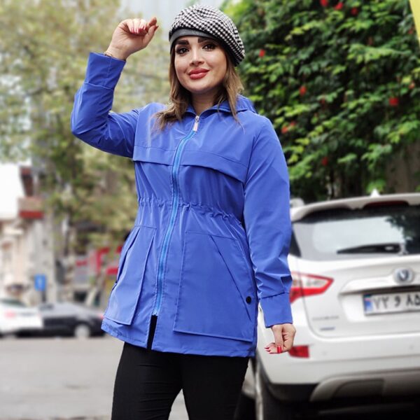 بارانی بادکنکی جیب پاکتی -مانتو پاتریس رشت