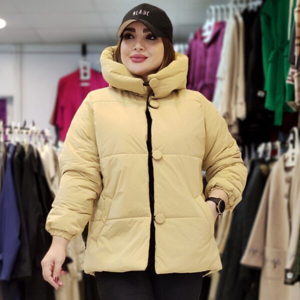 کاپشن کلاهدار کوتاه - مانتو پاتریس رشت