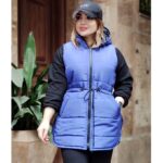 پافر بغل دکمه مموری - مانتو پاتریس رشت