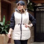 پافر بغل دکمه مموری - مانتو پاتریس رشت