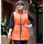 پافر بغل دکمه مموری - مانتو پاتریس رشت