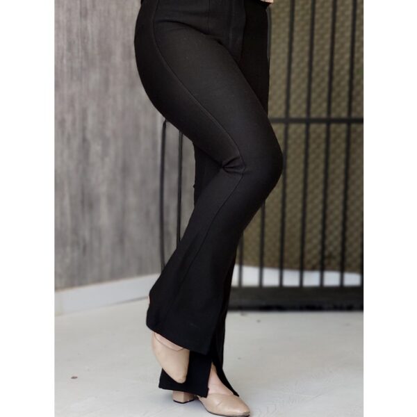 شلوار سورن چاکدار مشکی - مانتو پاتریس رشت