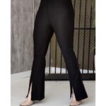 شلوار سورن چاکدار مشکی - مانتو پاتریس رشت