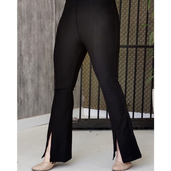 شلوار سورن چاکدار مشکی - مانتو پاتریس رشت