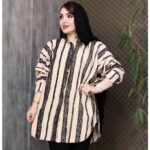 مانتو پاییزه راه راه - مانتو پاتریس رشت