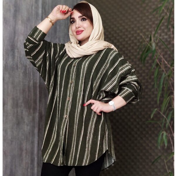 مانتو پاییزه راه راه - مانتو پاتریس رشت