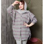 مانتو پانچ موهر چهارخونه - مانتو پاتریس رشت