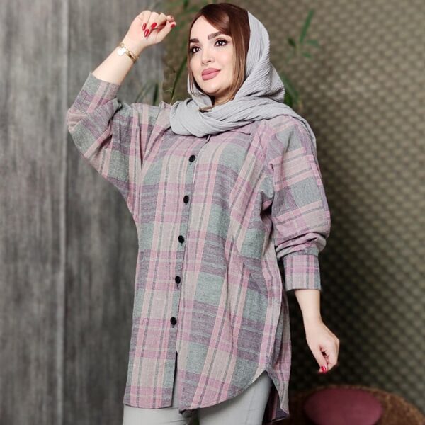 مانتو پانچ موهر چهارخونه - مانتو پاتریس رشت