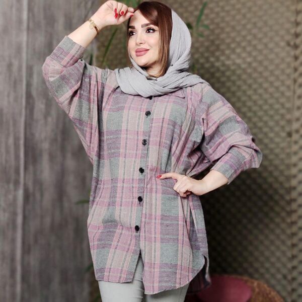 مانتو پانچ موهر چهارخونه - مانتو پاتریس رشت