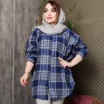 مانتو پانچ موهر چهارخونه - مانتو پاتریس رشت