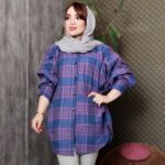 مانتو پانچ موهر چهارخونه - مانتو پاتریس رشت