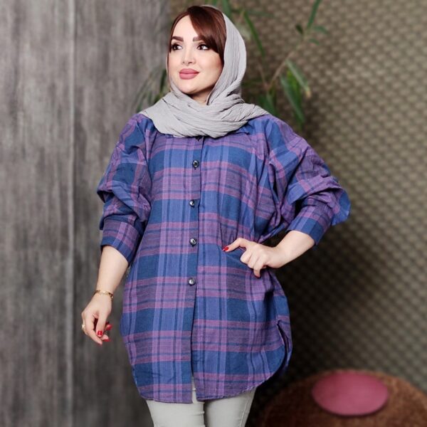 مانتو پانچ موهر چهارخونه - مانتو پاتریس رشت