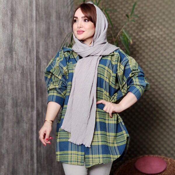 مانتو پانچ موهر چهارخونه - مانتو پاتریس رشت