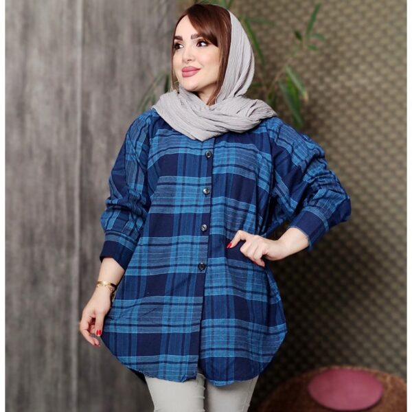 مانتو پانچ موهر چهارخونه - مانتو پاتریس رشت