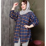 مانتو پانچ موهر چهارخونه - مانتو پاتریس رشت
