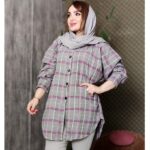 مانتو پانچ موهر چهارخونه - مانتو پاتریس رشت