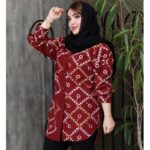 مانتو مخمل کبریتی طلاکوب - مانتو پاتریس رشت