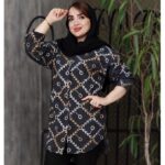 مانتو مخمل کبریتی طلاکوب - مانتو پاتریس رشت
