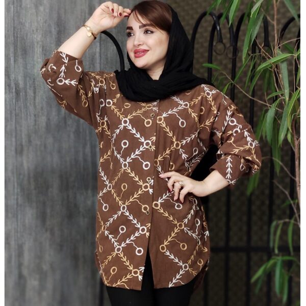 مانتو مخمل کبریتی طلاکوب - مانتو پاتریس رشت