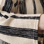 مانتو جلوبسته راه راه اسپیرال - مانتو پاتریس رشت