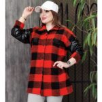 شکت آستین چرم فوتر - مانتو پاتریس رشت