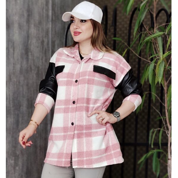 شکت آستین چرم فوتر - مانتو پاتریس رشت