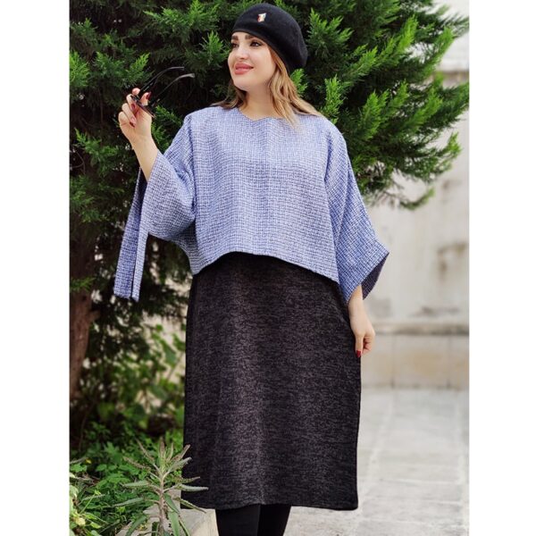 ست شومیز سارافون پاییزه - مانتو پاییزه - مانتو پاتریس رشت