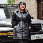 پافر چرم کمرگت - مانتو پاتریس رشت