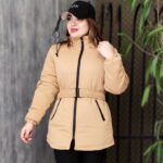 کاپشن کتان زارا کمرکش - مانتو پاتریس رشت