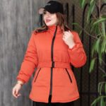 کاپشن کتان زارا کمرکش - مانتو پاتریس رشت
