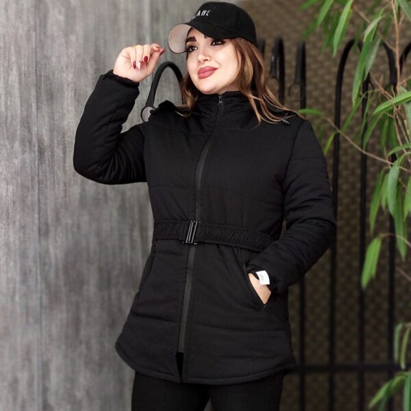 کاپشن کتان زارا کمرکش - مانتو پاتریس رشت