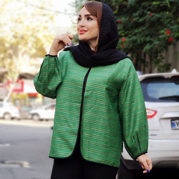 کت لینن راه راه - مانتو پاتریس رشت