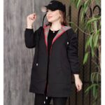 بارانی دو رو کلاهدار - مانتو پاتریس رشت