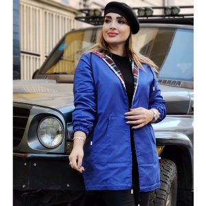 بارانی دو رو چهارخونه - مانتو پاتریس رشت