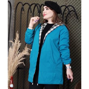 بارانی دو رو چهارخونه - مانتو پاتریس رشت