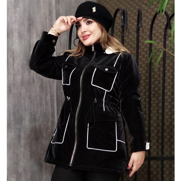 کاپشن سیلیکونی کلاهدار - مانتو پاتریس رشت