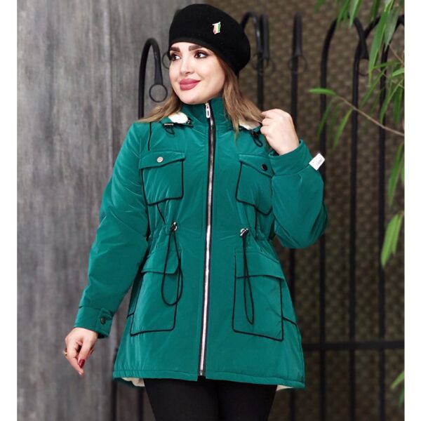 کاپشن سیلیکونی کلاهدار - مانتو پاتریس رشت