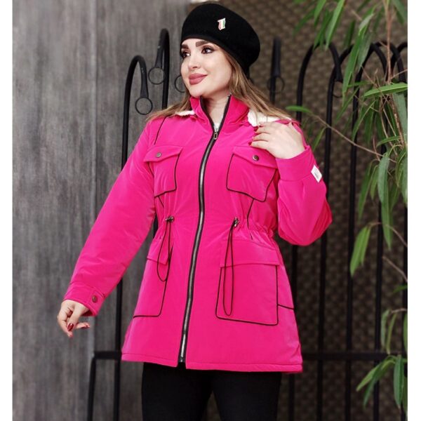 کاپشن سیلیکونی کلاهدار - مانتو پاتریس رشت