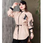 مانتو کلاهدار 2 خط - مانتو پاتریس رشت