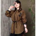 مانتو کلاهدار 2 خط - مانتو پاتریس رشت