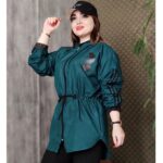 مانتو کلاهدار 2 خط - مانتو پاتریس رشت