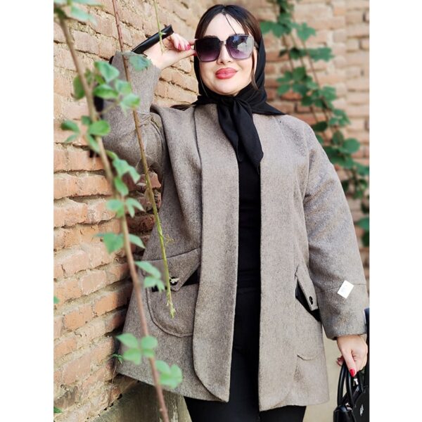 پالتو لمزور یقه ارشال - مانتو پاتریس رشت