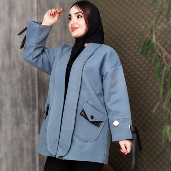 پالتو لمزور یقه ارشال - مانتو پاتریس رشت