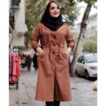 بارانی بلند کمرگت - مانتو پاتریس رشت