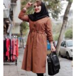 بارانی بلند کمرگت - مانتو پاتریس رشت