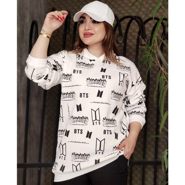 هودی تمام چاپ بی تی اس - مانتو پاتریس رشت