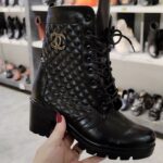 نیم بوت چنل مشکی - مانتو پاتریس رشت